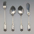 Antique British silver plate dessert set, Mappin & Webb, in case