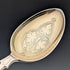 12 antique British silver plate dessert spoons from around 1850, Jehoiada Alsop Rhodes, in case
