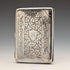 1889 British antique sterling silver double door card case, 73g, Minshull & Latimer