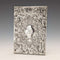 1837 British antique sterling silver card case 63g Gervase Wheeler