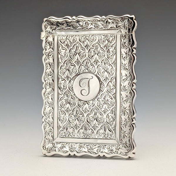 1884 年英國古董純銀卡包 56 克 George Unite