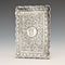 1884 British antique sterling silver card case 56g George Unite