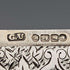 1884 British antique sterling silver card case 56g George Unite