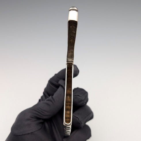 1884年 英国アンティーク 純銀製 カードケース 56g George Unite