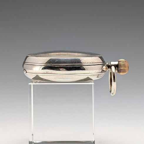 1903年 英国アンティーク ジョン・ベネット 懐中時計 銀側オープンフェース 動作良好