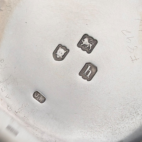 1903年 英国アンティーク ジョン・ベネット 懐中時計 銀側オープンフェース 動作良好