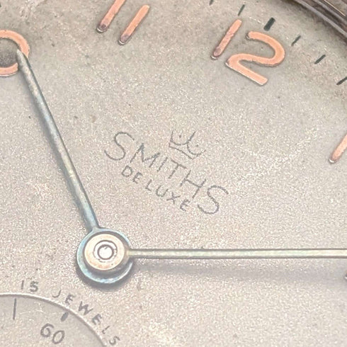 1960s British vintage Smith DeLux wristwatch, 15 jewels, mechanical, in good working order
