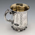 1864 British antique sterling silver mug 131g Edward & John Barnard