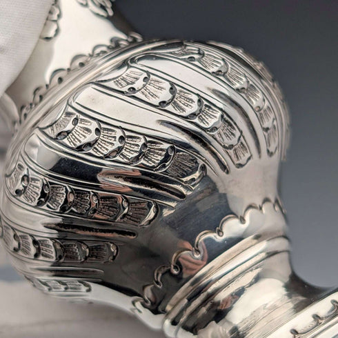 1910 British antique sterling silver sugar shaker 151g Robert Stewart