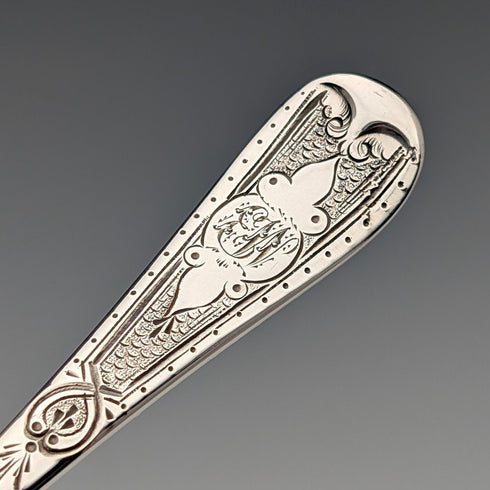 19 世紀中葉英國古董鍍銀清潔餐具一對,裝在托馬斯威爾金森 (Thomas Wilkinson) 箱中