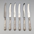1961 British Vintage Pure Silver Handle Tea Knife x6 FB Case