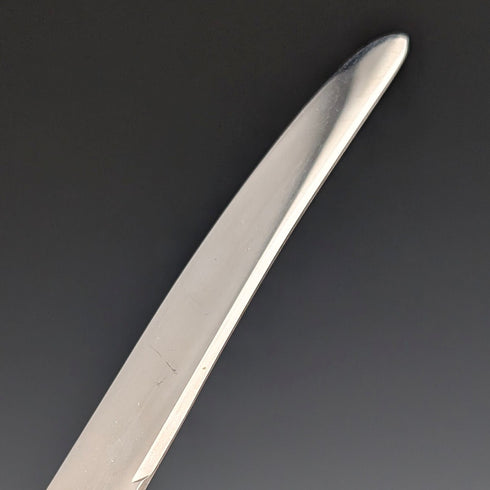 1961 British Vintage Pure Silver Handle Tea Knife x6 FB Case