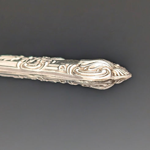 1961 British Vintage Pure Silver Handle Tea Knife x6 FB Case