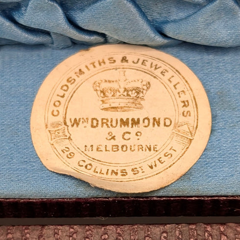 1900年頃 英国アンティーク シルバープレート製 ナプキンリング 5個セット ケース入