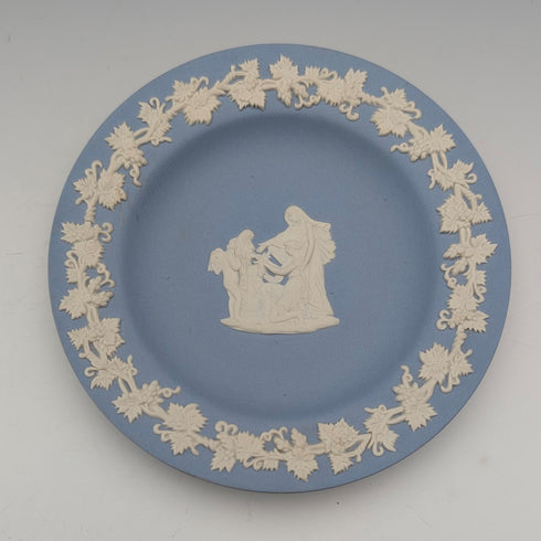 英國復古 Wedgwood 碧玉盤淡藍色