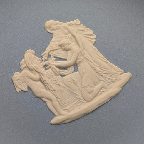 英國復古 Wedgwood 碧玉盤淡藍色