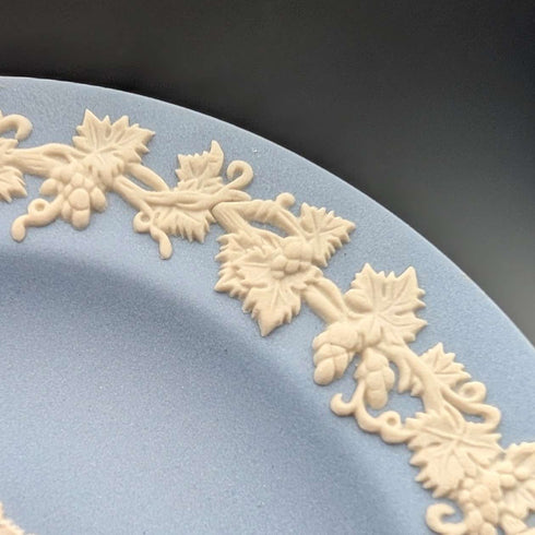British Vintage Wedgwood Jasperware Dish Pale Blue