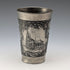 Vintage German pewter beaker cup