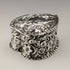 1892 British antique sterling silver heart-shaped box, 25g