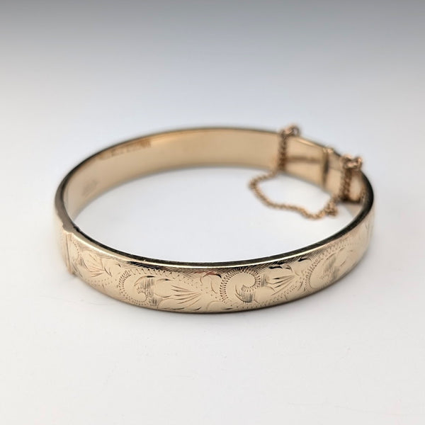 英國復古 9 克拉黃金捲金手環/手鍊 EXCALIBUR