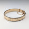 英国ヴィンテージ 9ctゴールドロールドゴールド製 バングル/ブレスレット EXCALIBUR