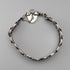 1976 British Vintage Sterling Silver Gate Style Bracelet 27g LC