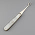 1903 British antique white mother-of-pearl handle, pure silver button hook, Villiers & Jackson