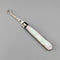 1905 British antique white mother-of-pearl handle pure silver button hook Francis Howard