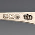 1905 British antique white mother-of-pearl handle pure silver button hook Francis Howard