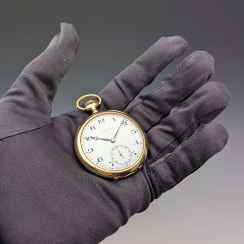 Circa 1915 Antique Vacheron Constantin Pocket Watch 14K Solid Gold Case JECaldwell In good working order