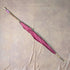 Vintage British ladies umbrella with gold-plated enamel handle, purple, 86cm