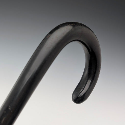 1937 年英國復古男士彎柄純銀裝飾手杖 93 公分 Kendall&Sons