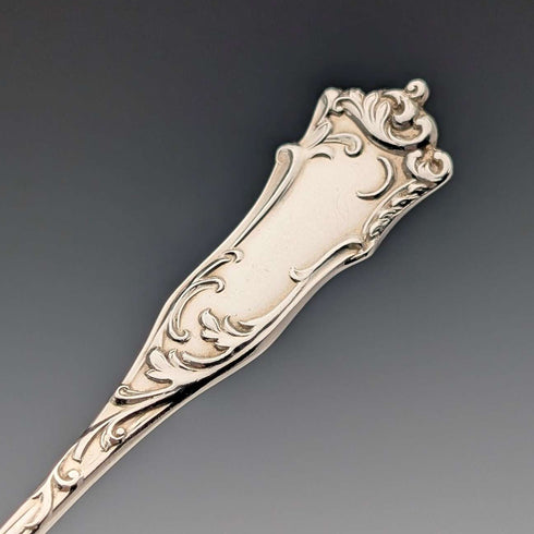 1912 British antique sterling silver tea spoons and sugar tongs set, 6 pieces, 108g, case included, Joseph Rodgers & Sons