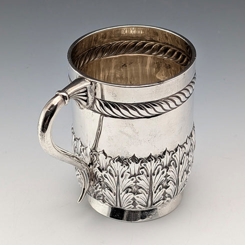 1894 年英國古董純銀馬克杯 141 克 Josiah Williams & Co