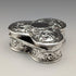 1900 British antique sterling silver ring box 103g John Edward Wilmot