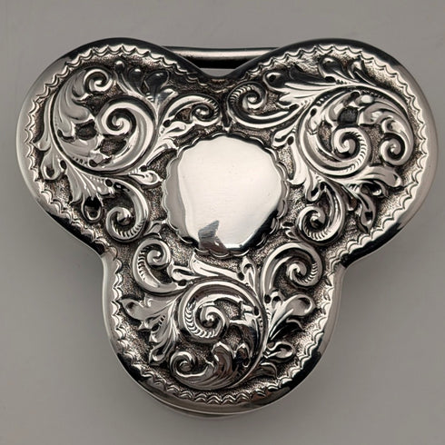 1900 British antique sterling silver ring box 103g John Edward Wilmot