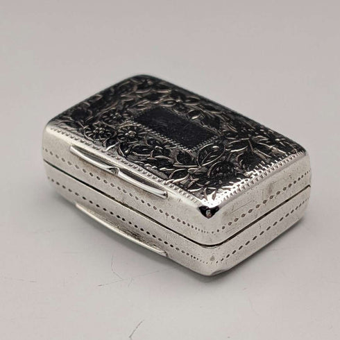 1833 British Antique Sterling Silver Vinaigrette by Thomas Shaw