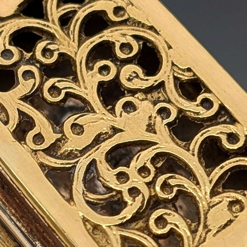 1833 British Antique Sterling Silver Vinaigrette by Thomas Shaw