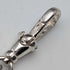 Circa 1900 British antique sterling silver Albert chain, 41g, sterling silver lion passant fob