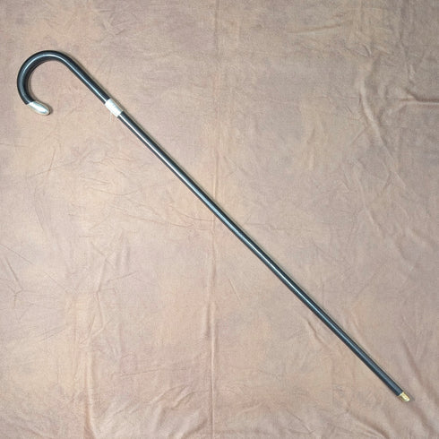 1919 年英國古董男士彎柄純銀裝飾手杖 91 公分 Henry Tracy&Sons