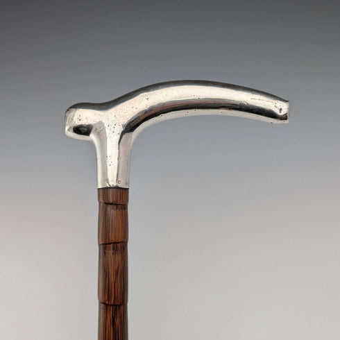 1902 年英國古董純銀手拿包手杖 88 公分 J Howell&Co