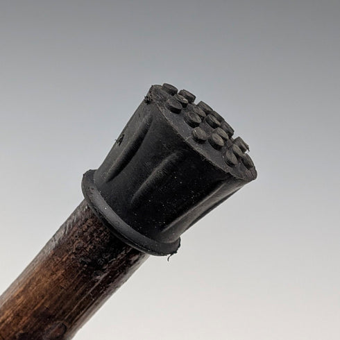 ヴィンテージ ブラウンシャフト ロンデルハンドル ステッキ 杖 93cm