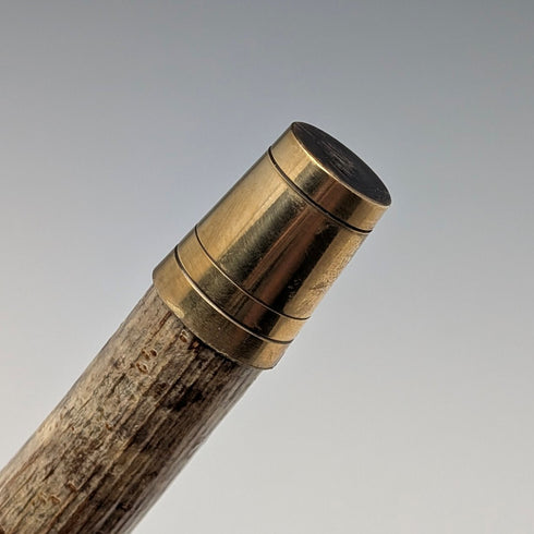 【ご注文品】英国スコットランド 紳士用 ホーンハンドル 羊飼いステッキ 杖 133cm