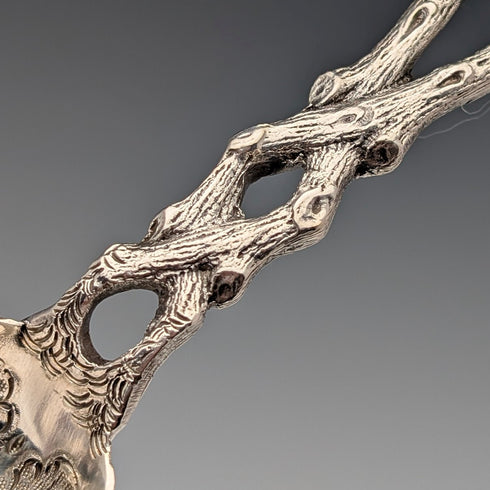 19世紀後半 英国アンティーク シルバープレート製 ベリースプーン ペア ケース入