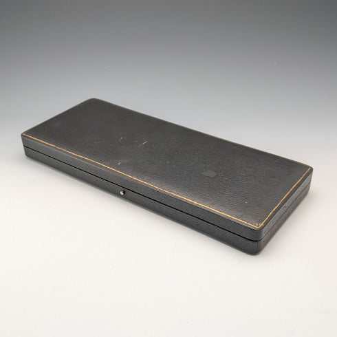 19世紀後半 英国アンティーク シルバープレート製 サービングカトラリーペア ABS ケース入