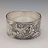 Antique British silver plate napkin rings, set of 6