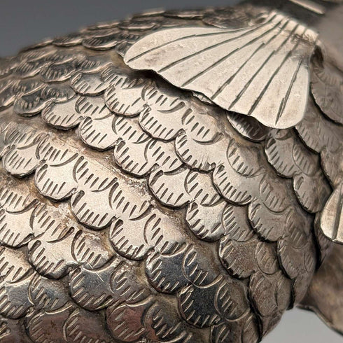 Vintage silver plate fish figurine