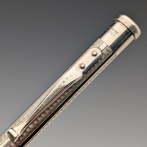 英国ヴィンテージ ヤード・オ・レッド ロールドシルバー 推進式ペンシル