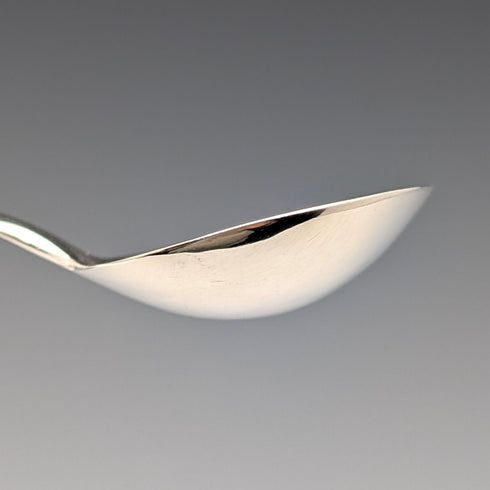 1834 British antique sterling silver tea caddy spoon by John, Henry & Charles Lias