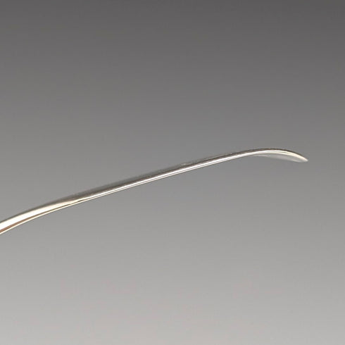 1834 British antique sterling silver tea caddy spoon by John, Henry & Charles Lias